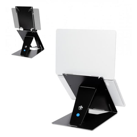 R-Go Tools R-Go Riser Duo, supporto tablet e portatile, regolabile, nero (R-Go Riser Duo, Tablet and - Laptop Stand, adjustable, - black - Warranty: 12M)