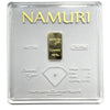 Namuri -  LINGOTTO 1 GRAMMO ORO 18KT e DIAMANTE 0,03CT G VS1