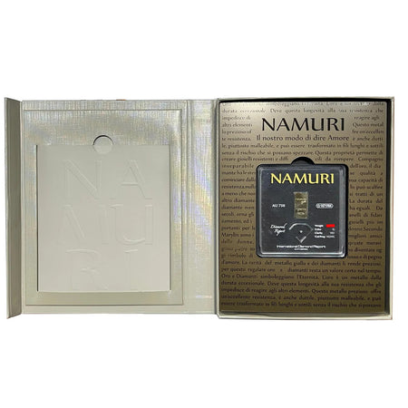 Namuri -  LINGOTTO 1 GRAMMO ORO 18KT e DIAMANTE 0,10CT G VS1