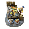 Pescivendolo napoletano statuetta in terracotta artigianale da h 4 cm