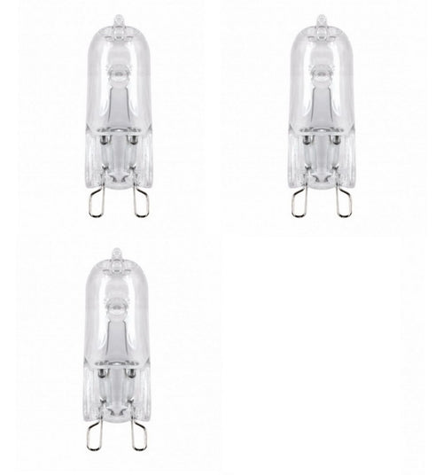 LAMPADINA BISPINA PASSO HAL G9 33 W LUCE CALDA LAMPADA ALOGENA FER 251549 PZ 3