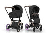 Cybex - Trio e-Priam con Seggiolino Cloud T Sepia Black Plus