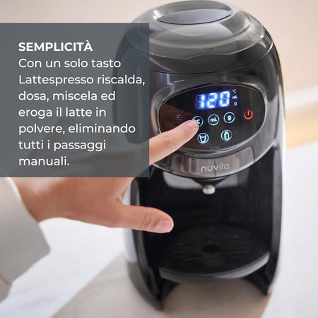 Nuvita - Lattespresso 1180 Preparatore Istantaneo di Latte in Polvere