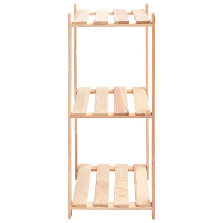Scaffali a 3 Livelli 10 pz Organizer Casa 60x38x90 cm in Massello Pino 150 kg
