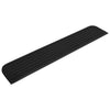 Set 2 Rampe per Soglia Kit per Trasporto Veicoli 110x21x2,5 cm in Gomma Nero