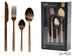 Set 24 Posate 'Amaris' Copper Bronzo Satinato