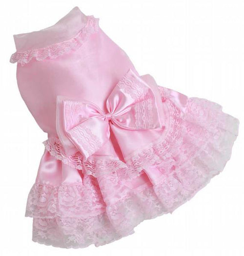 Abito da cerimonia per cani Pink Wedding