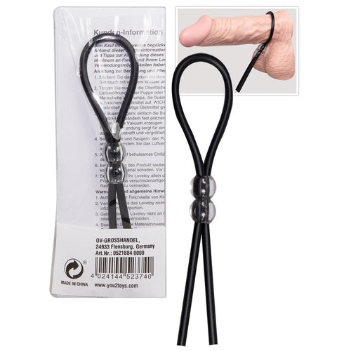 Ring Silicone Regolabile Nero