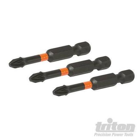 Punte da impatto a taglio per cacciavite avvitatori elettrici trapani 3pz Triton Triton
