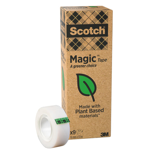 Value Pack 9 Nastro Adesivo Scotch Magic 900 Green 19Mmx33Mt