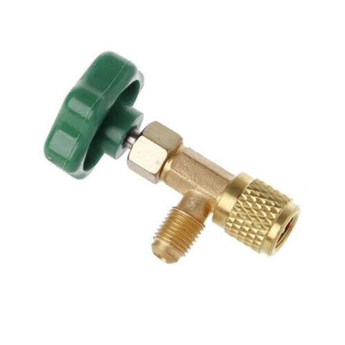 RUBINETTO SFERA 7/16''NPT-F X 1/4''M MANOPOLA R600 BOMBOLA GAS OM RF16