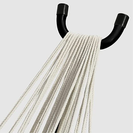 Amaca Brasiliana da Giardino con Supporto Metallo Giardino Campeggio Blu