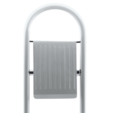 Piantana Porta Rotolo e Scopino Bagno Metallo Smaltato Verniciato Grigio