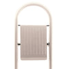 Piantana Porta Rotolo e Scopino Bagno Metallo Smaltato Verniciato Tortora