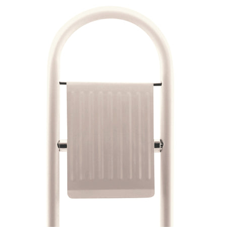 Piantana Porta Rotolo e Scopino Bagno Metallo Smaltato Verniciato Tortora