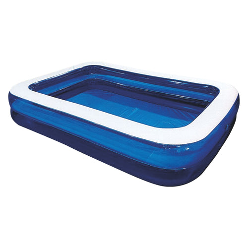 Jilong Piscina Gonfiabile, Blu, 262 x 175 x 50 cm 2 Anelli