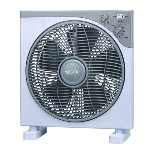 Ventilatore Box-Fan H 41 cm 35 Watt 3 Velocità Griglia Rotante