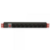 Multipresa 8 Posti da Rack 19'' con Interruttore Spina C20 1U