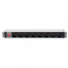 Multipresa 8 Posti da Rack 19'' con Interruttore Spina Italiana Cavo 3 metri 1,5U