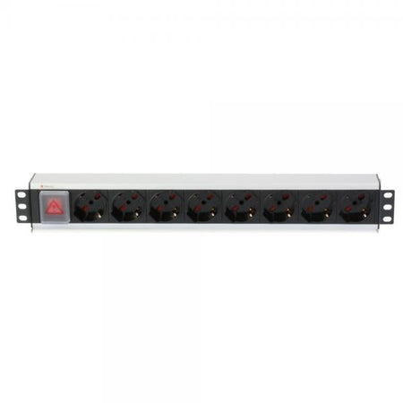 Multipresa 8 Posti da Rack 19'' con Interruttore Spina Italiana Cavo 3 metri 1,5U