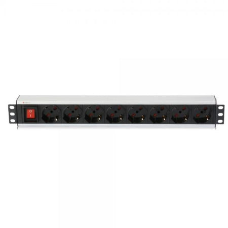 Multipresa 8 Posti da Rack 19'' con Interruttore Spina Italiana Cavo 3 metri 1,5U