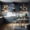 Lampadario Sospensione Metallo verniciato Molly 3 Luci E27 Bianco/Grigio