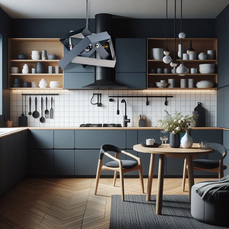 Lampadario Sospensione Metallo verniciato Molly 3 Luci E27 Bianco/Grigio