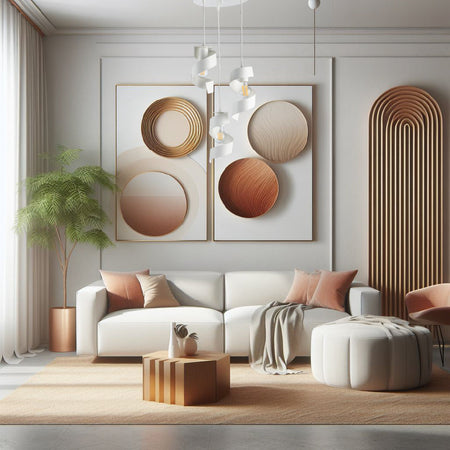 Lampadario 3Luci Metallo Verniciato e sagomato Moderno Altezza Regolabile Bianco