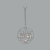 Lampadario Sospensione Metallo Circolare Samira 6 luci E14 Bianco/Oro