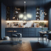 Lampadario Sospensione Metallo Verniciato Camilla 5 luci E14 Bianco/Grigio