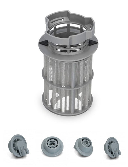 BOSCH SIEMENS NEFF -CESTELLO LAVASTOVIGLIE 611475 00611475 4 ruote + filtro