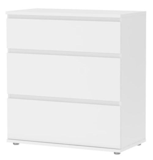 KIT CASSETTIERA CASSETTONE 3 CASSETTI NOVA BIANCO O ROVERE