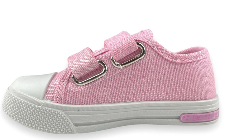 Scarpe Minnie bambina con luci dal 25 al 33 in tela