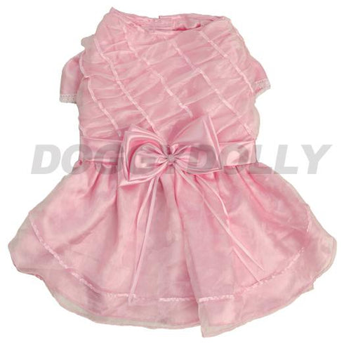 Abito da cerimonia per cani Pink Formal