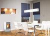 STUFA A PELLET KING MODELLO KW 6 GRIGIO BIANCO BORDEAUX