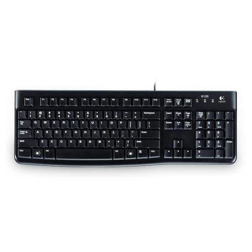 Tastiera con cavo Logitech K120 - Oem - USB - Colore Nero