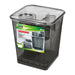 Set Scrivania 6 Accessori In Rete Metallica Nero 1426 Lebez
