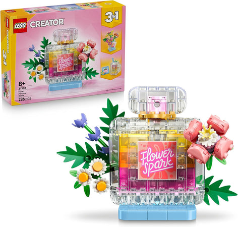 Lego Creator - Boccetta di Profumo con Decorazione Floreale 3 in 1 - 31383