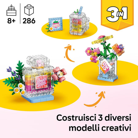Lego Creator - Boccetta di Profumo con Decorazione Floreale 3 in 1 - 31383
