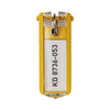 Scatola 6 Portachiavi Key Clip Giallo Durable