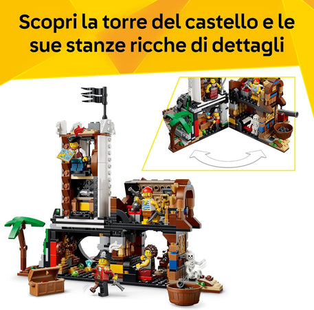 Lego Creator - Iconica Nave da Pirata 3 in 1 - 31387
