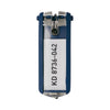 Scatola 6 Portachiavi Key Clip Blu Durable