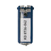 Scatola 6 Portachiavi Key Clip Blu Durable