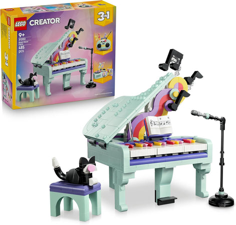 Lego Creator - Pianoforte Decorativo con Gatto 3 in 1 - 31392