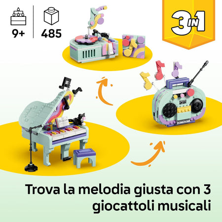 Lego Creator - Pianoforte Decorativo con Gatto 3 in 1 - 31392