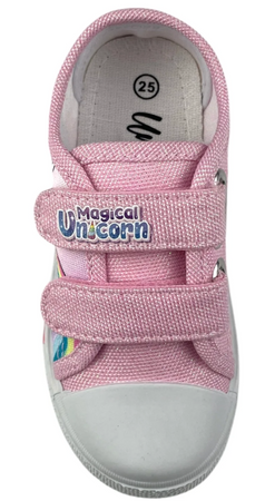 Scarpe Unicorno bambina con luci dal 25 al 33 in tela