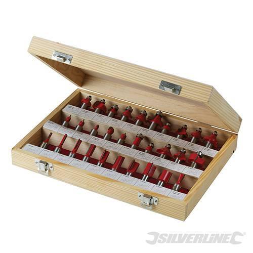Set di frese TCT 1/2 in acciaio temprato e varie funzioni super offerta silverline Silverline