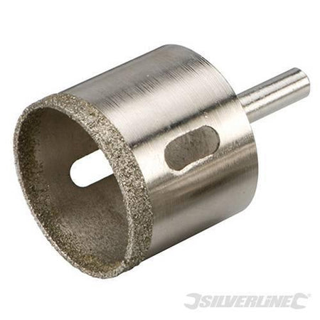 Sega a tazza diamantata per forare piastrelle , vetro, marmo, ardesia e gres porcellanato varie mis. silverline