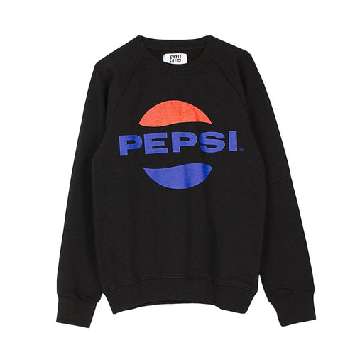 SWEET SKATEBOARDS Felpa Girocollo Uomo Sweet Pepsi Crew Black da uomo