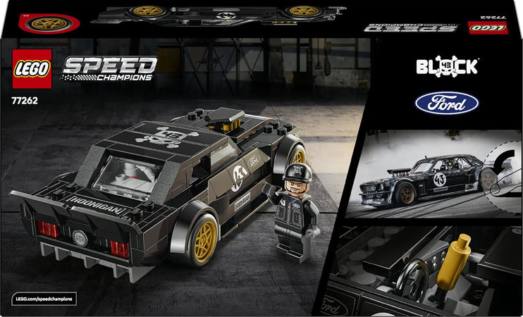 Lego Speed Champions Ford Mustang ‘65 Hoonicorn V1 di Ken Block 77262